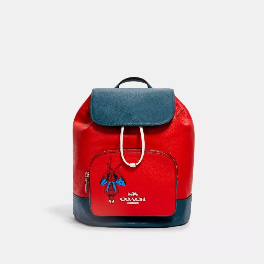 Rare Coach Marvel Jes Backpack: Spider-Man